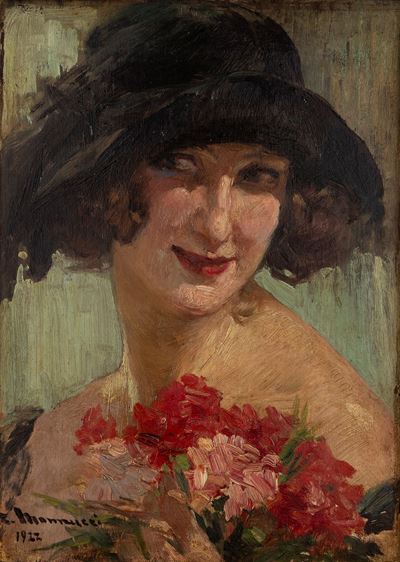 Donna con Fiori