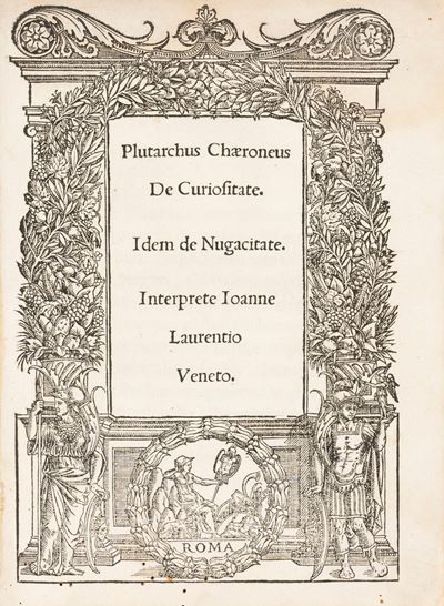 De Curiositate e De Nugacitate, traduzione di Giovanni Lorenzo Veneto