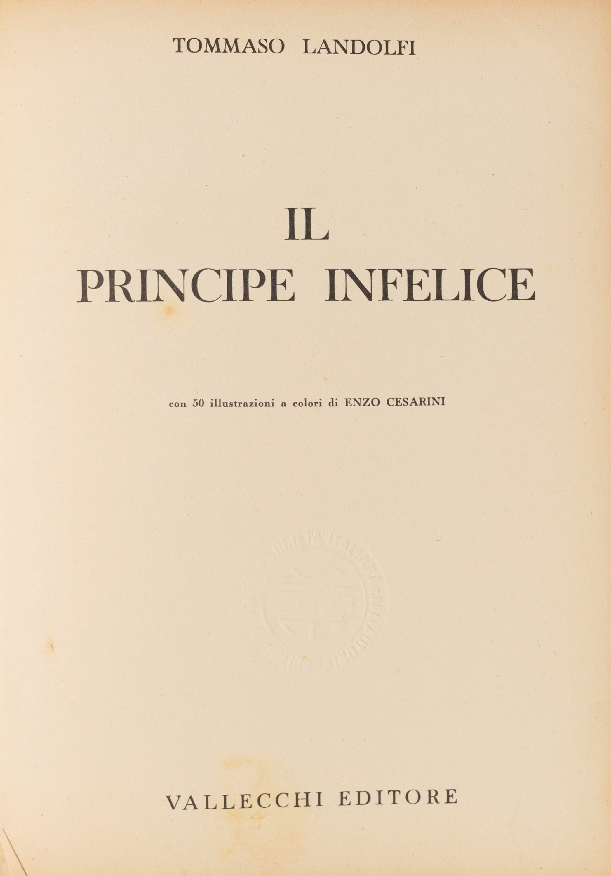 Il Principe infelice - La Raganella d'oro