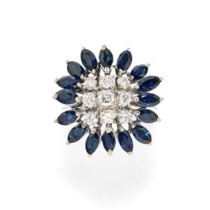  - Anello con zaffiri