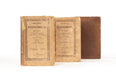 Pomba, Biblioteca dell'Economista, 29 volumi, 1855