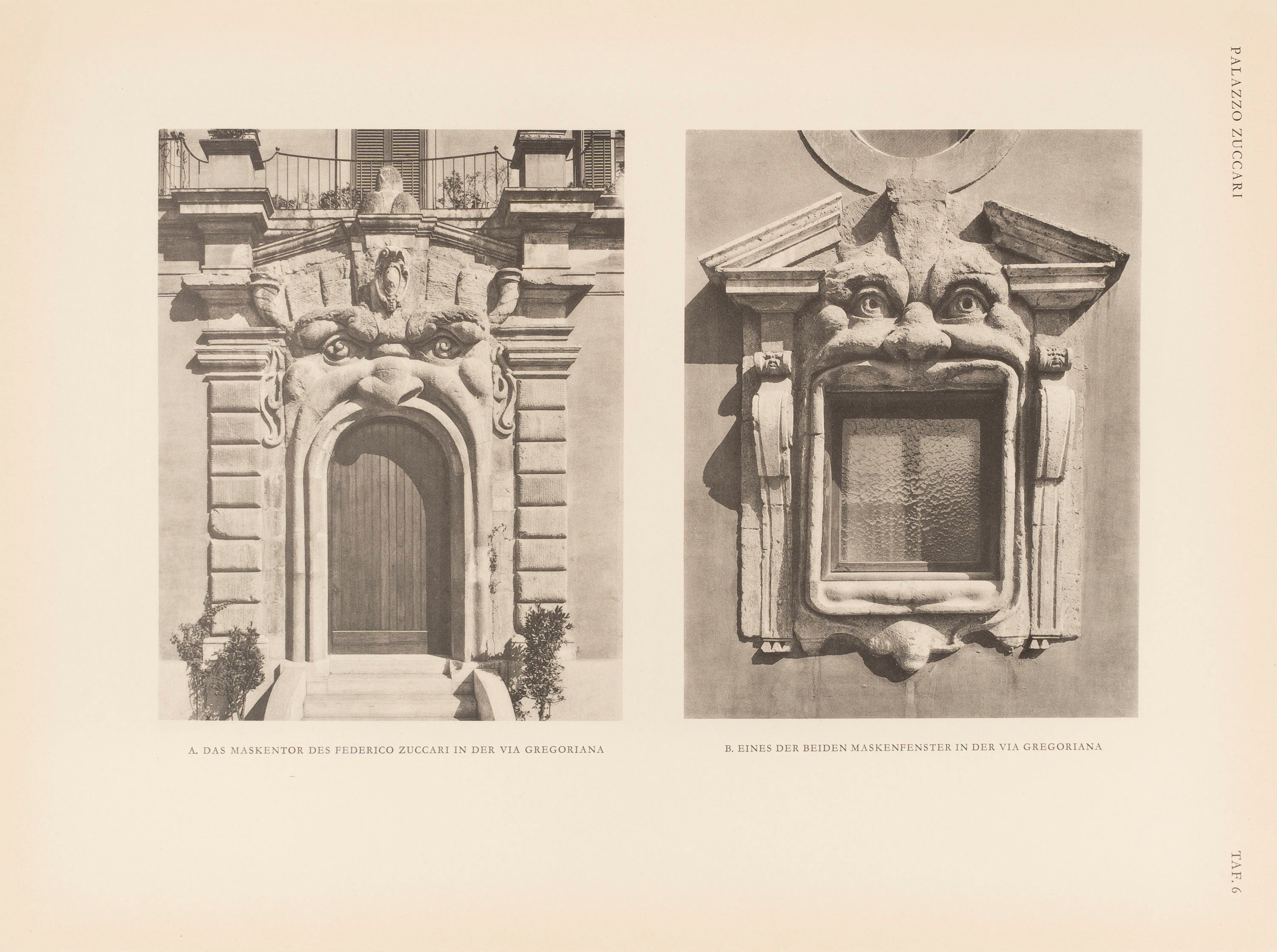 Werner Korte - Der Palazzo Zuccari in Rom
