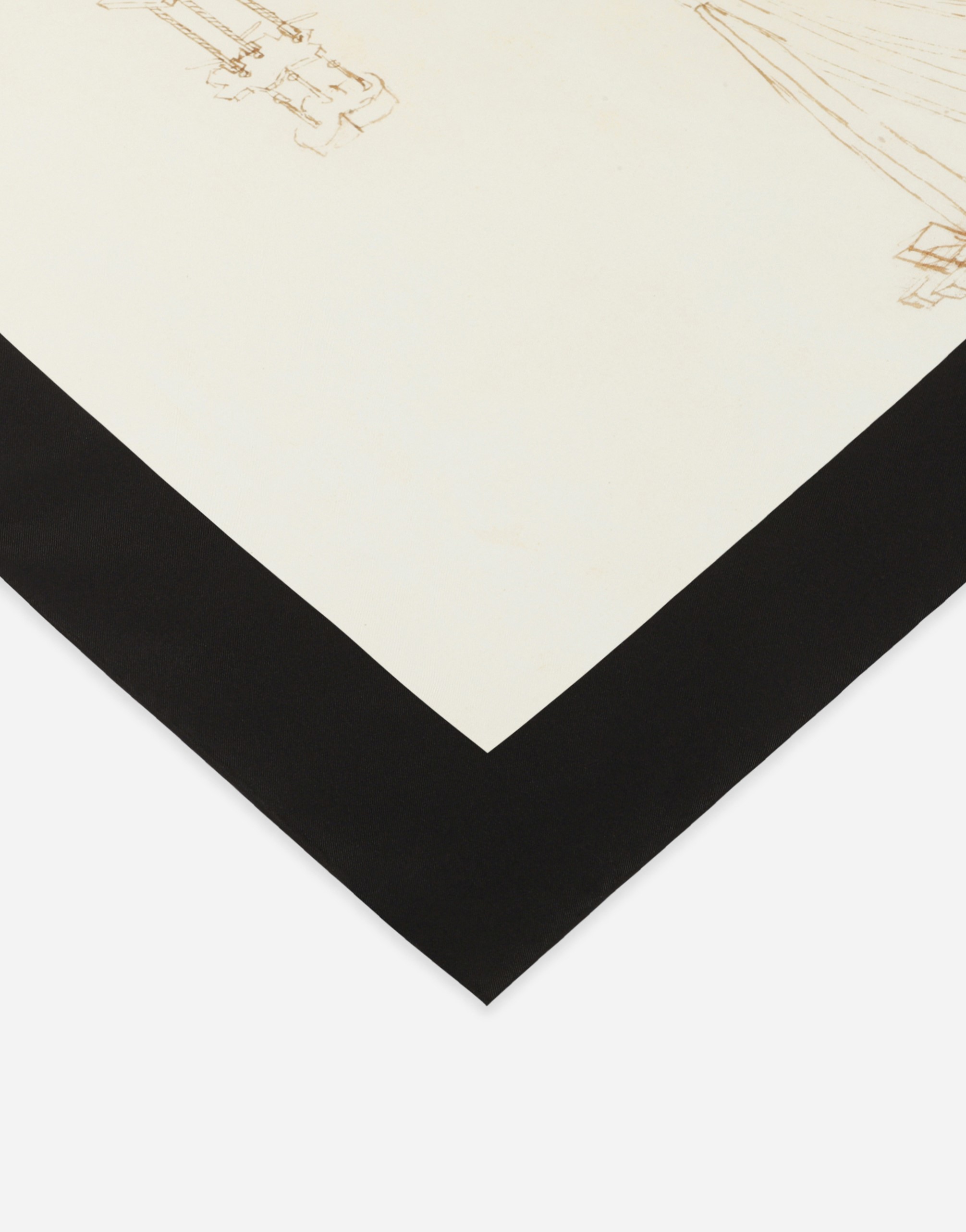 Foulard Dolce&Gabbana Alta Sartoria, Gru girevole, 90 x 90 cm