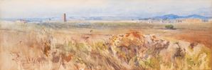 Carlandi Onorato - The Roman countryside along the Appian Way