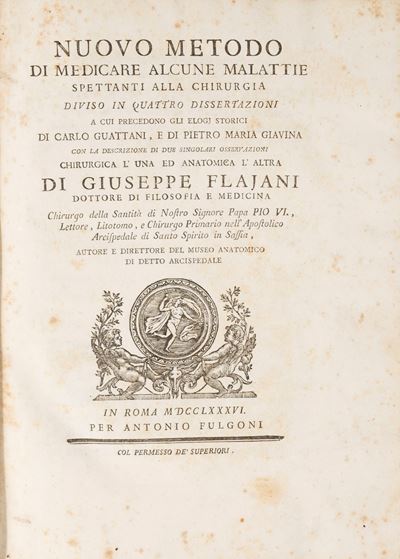 Nuovo metodo di medicare alcune malattie spettanti alla chirurgia, 1786