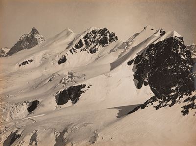 Ghiacciaio di Verra, Breithorn - Stampa alla gelatina ai sali d'argento