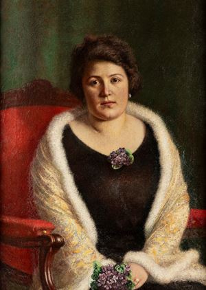 Bugatti Carlo - Female portrait