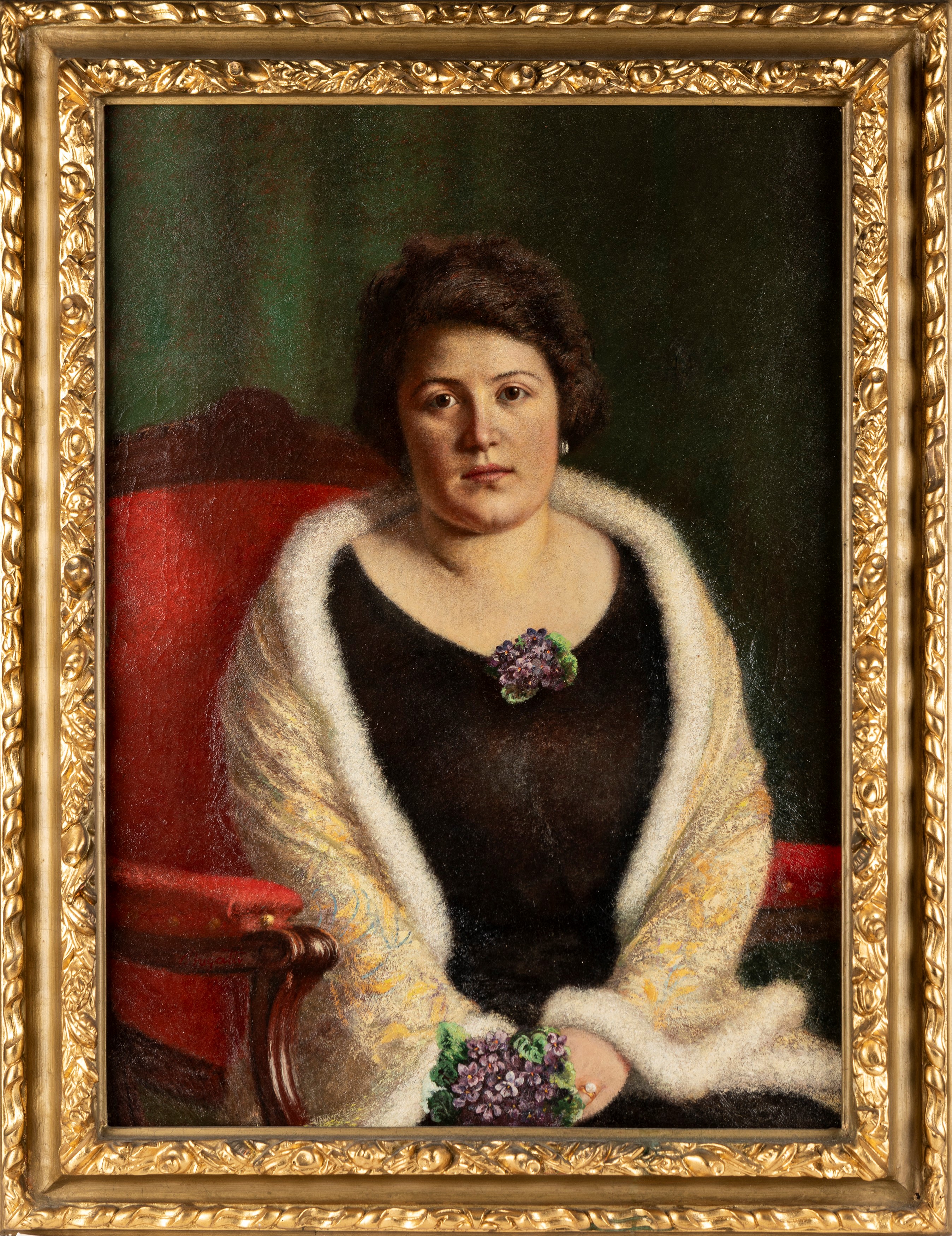 Carlo Bugatti - Ritratto Femminile