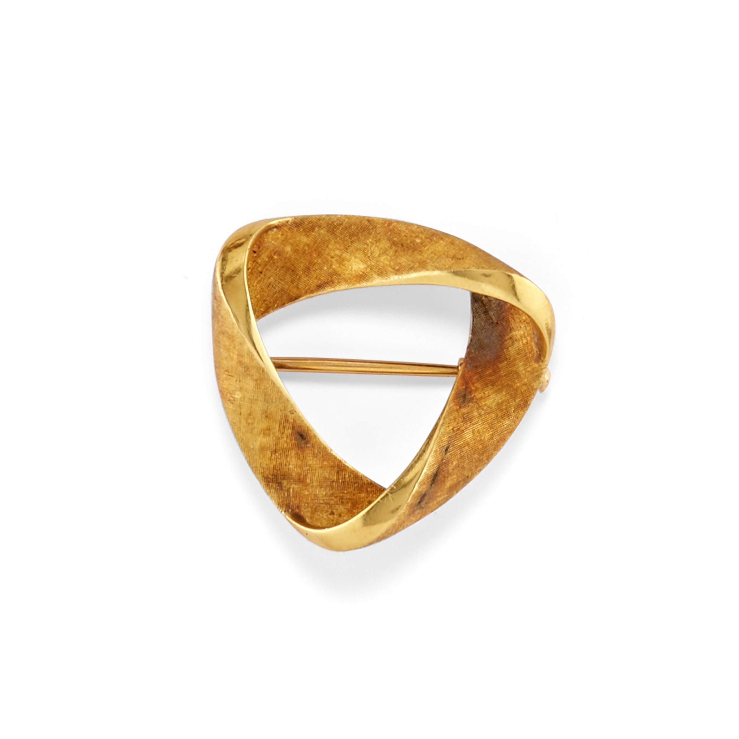 Spilla pendente e coppia di orecchini in oro giallo 18k con micro-perle e smalto nero