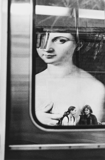 Metro a Parigi, Stampa vintage alla gelatina ai sali d'argento su carta politenata
