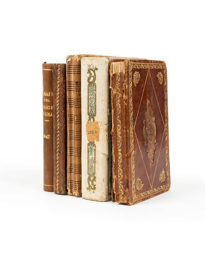 Lunari genovesi di Sig. Regina e C., 1833, Tipografia Fratelli Pagano, Cinque opere in ottavo