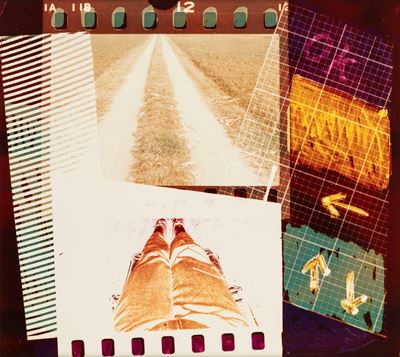 Viottolo (senza titolo), C-print vintage su passepartout originale