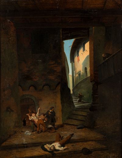 La vendetta, olio su tela, 1864