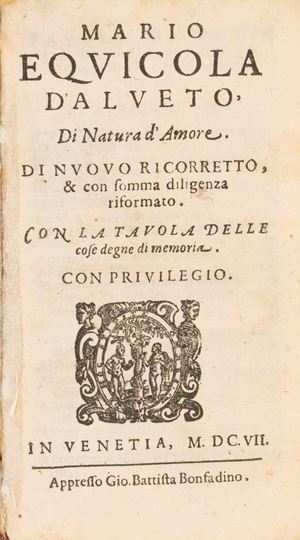 Mario Equicola - Di Natura d'Amore