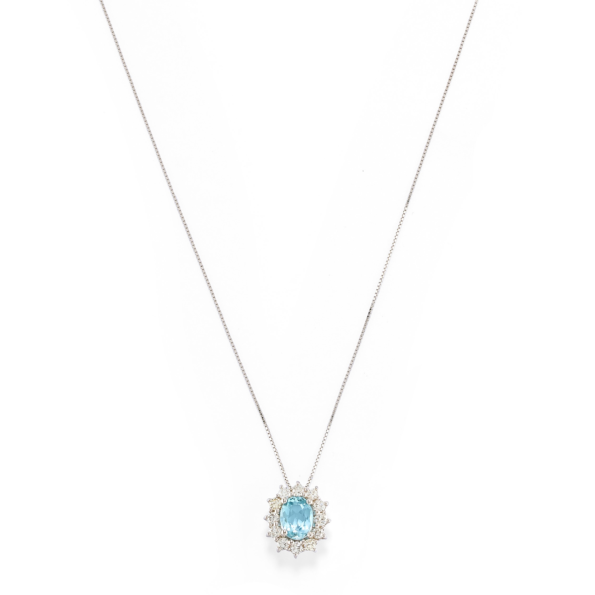 Demi-parure con Acquamarina