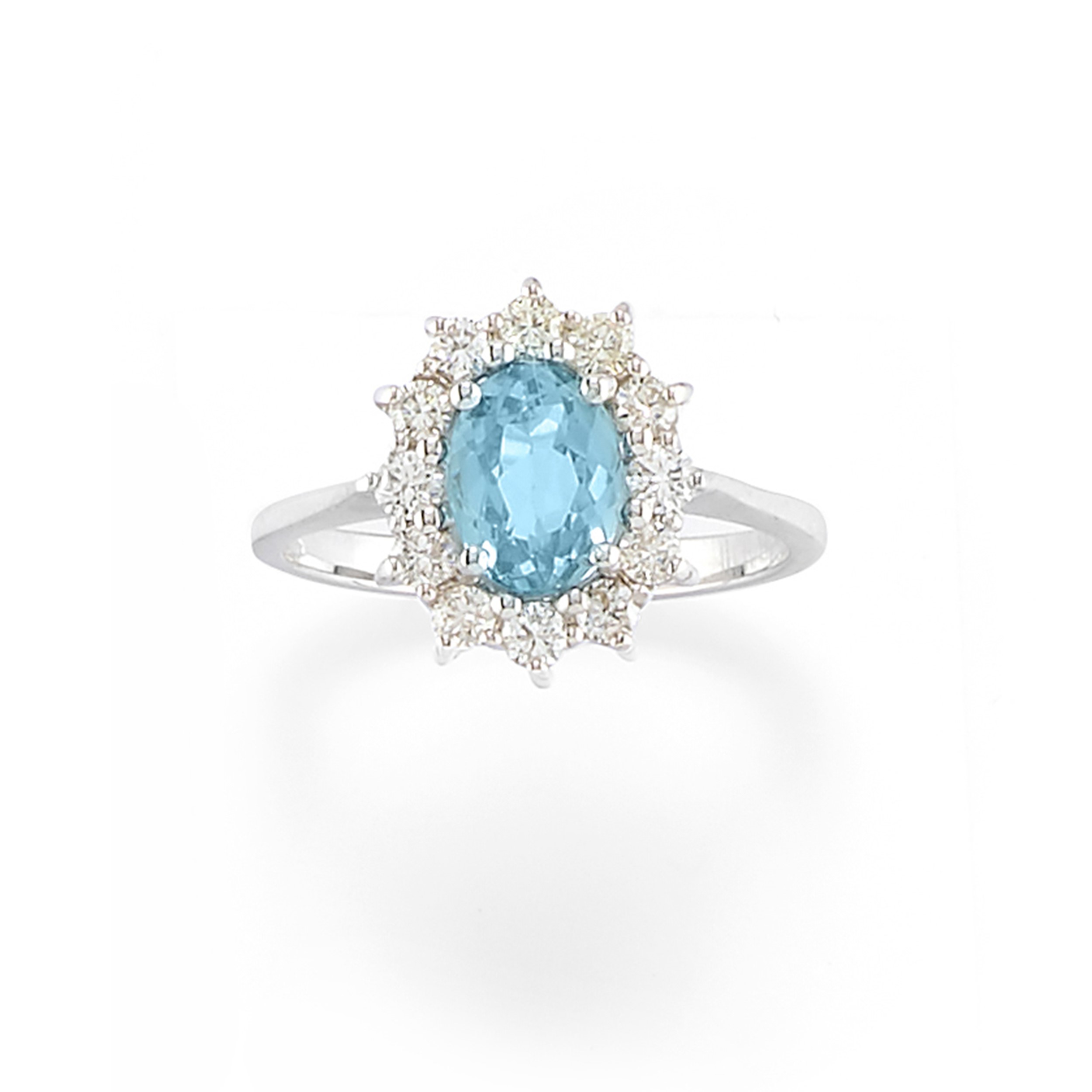 Demi-parure con Acquamarina