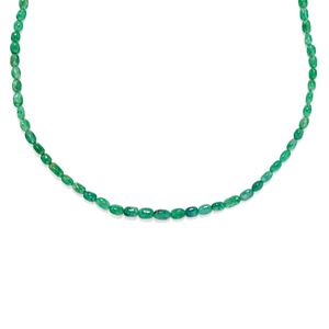  - Collana con smeraldi