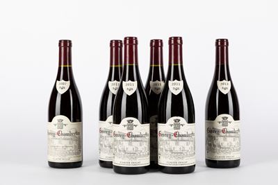 Claude Dugat Gevrey-chambertin Verticale (6 Bt)