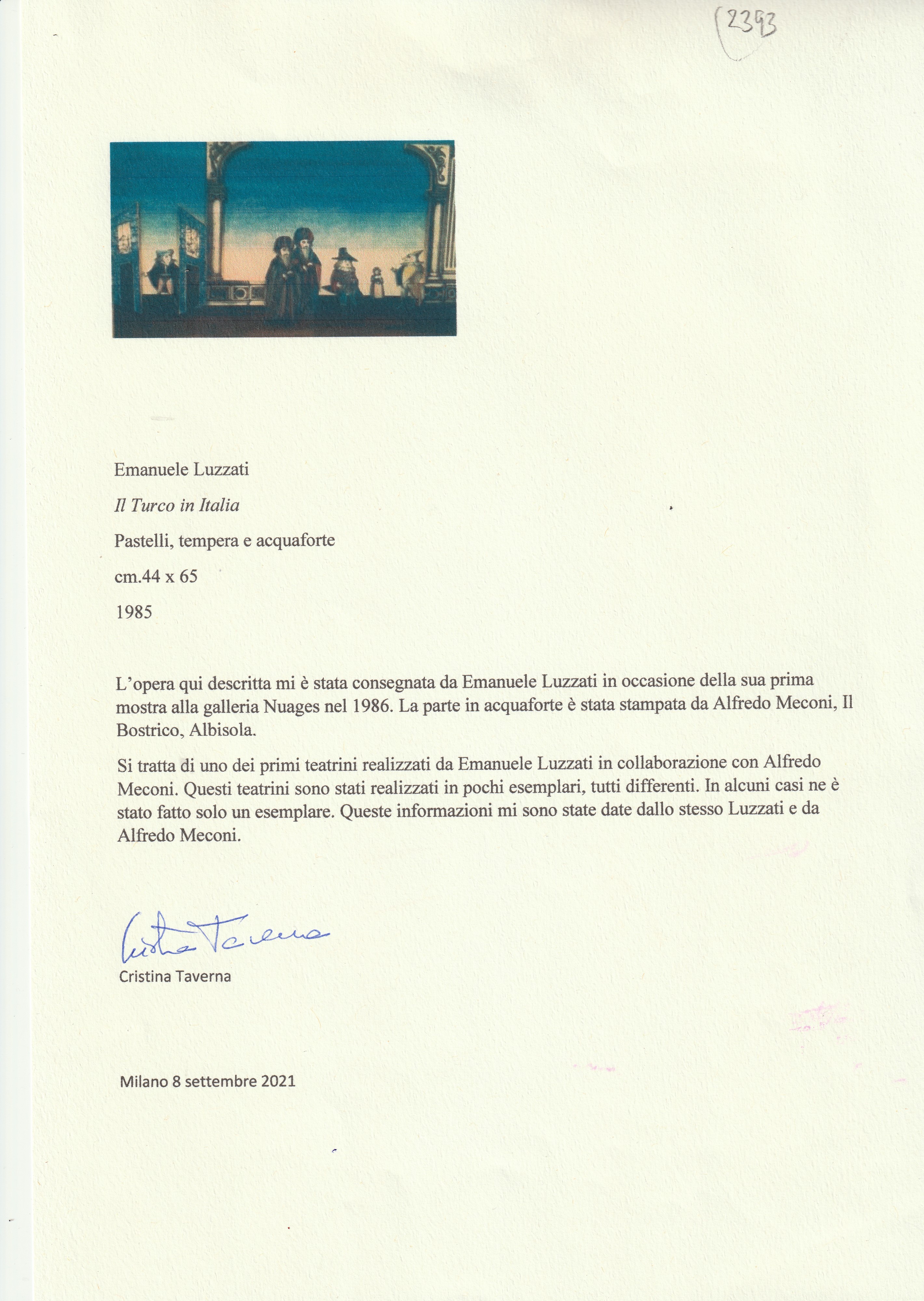 Emanuele Luzzati - Il Turco in Italia