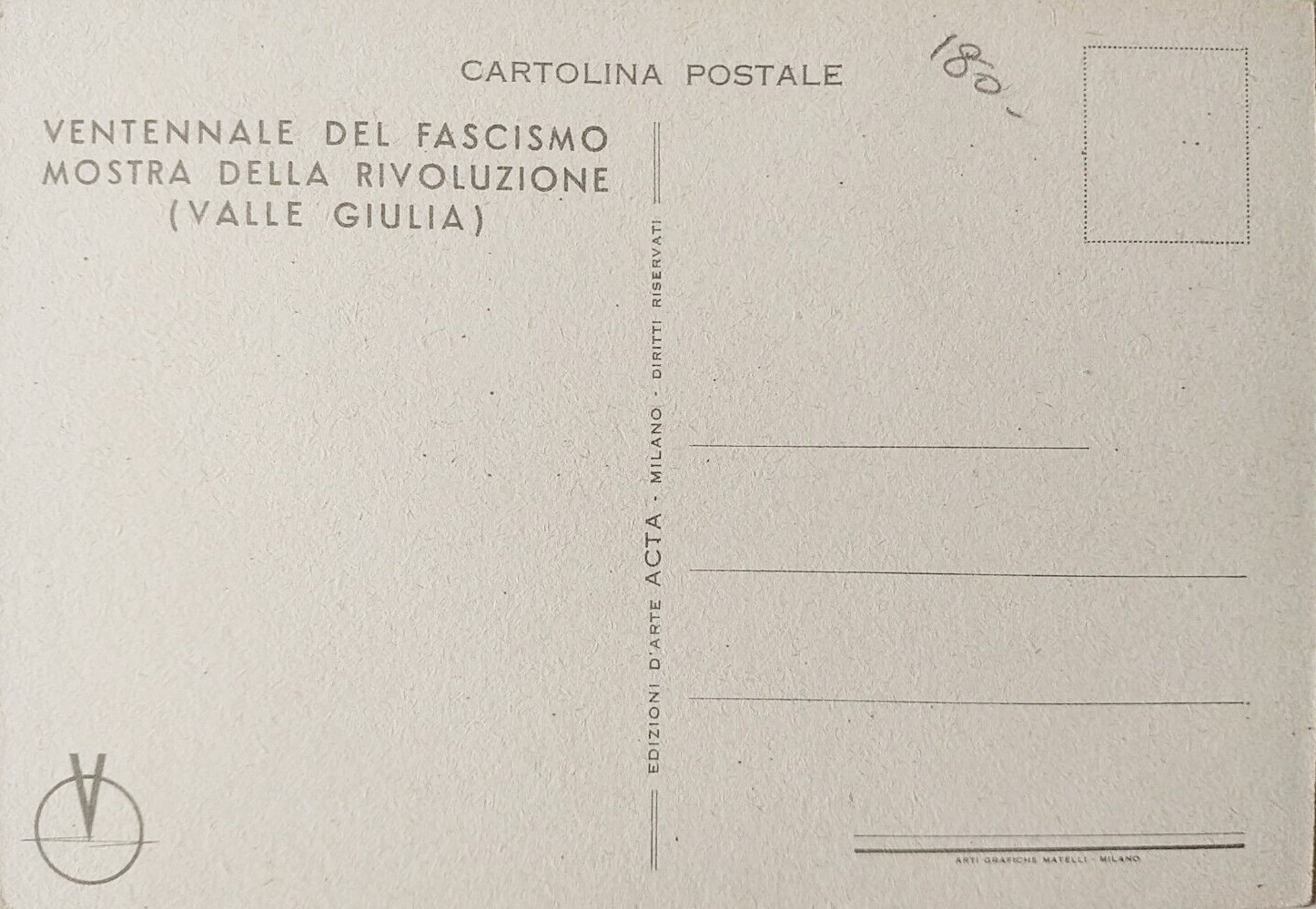 Gino Boccasile - Mostra della Rivoluzione Fascista