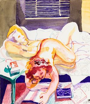 The book is on the table