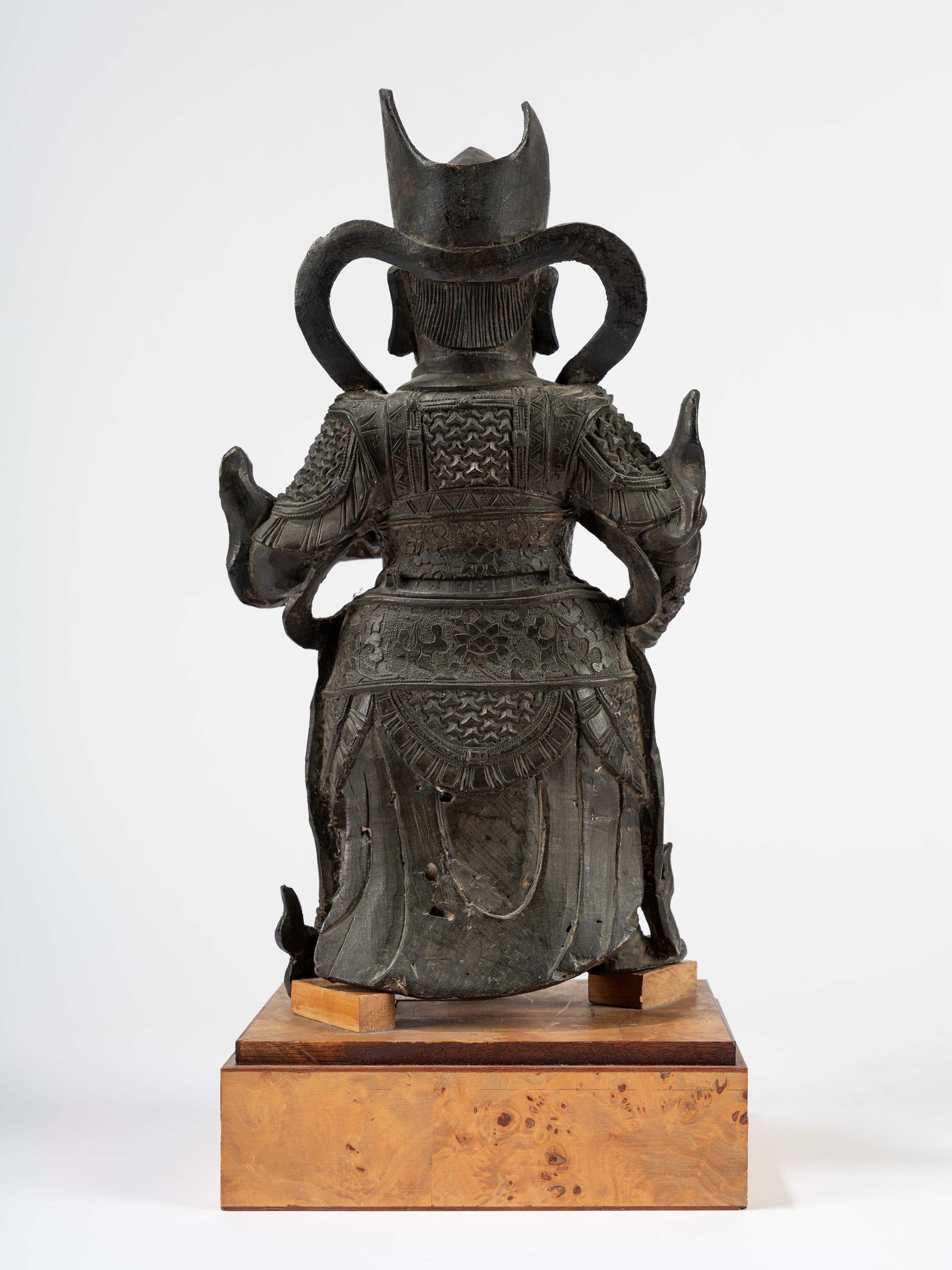 Scultura in Bronzo Raffigurante Weituo