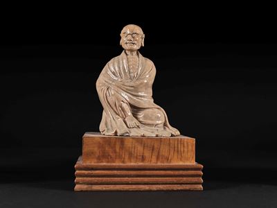 Luohan in Ceramica, Cina XIX Secolo