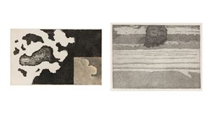 lotto di 02 acqueforti (a;b)