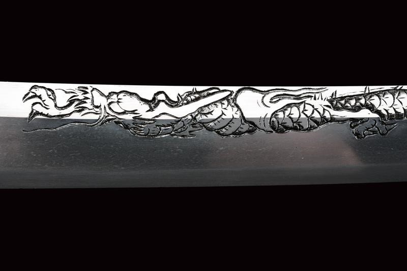 Bellissimo Wakizashi in Koshirae Coevo, Mei: Sakuyo Bakka-shi Hosokawa Masamori Koku-in