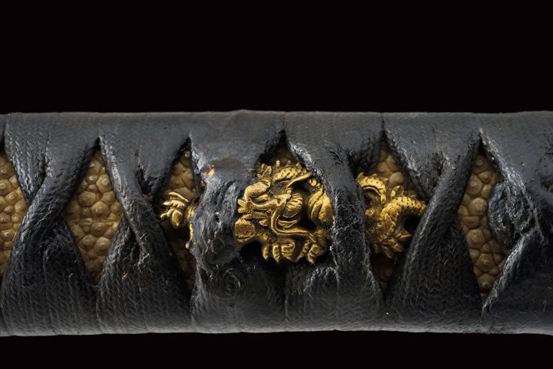 Bellissimo Wakizashi in Koshirae Coevo, Mei: Sakuyo Bakka-shi Hosokawa Masamori Koku-in