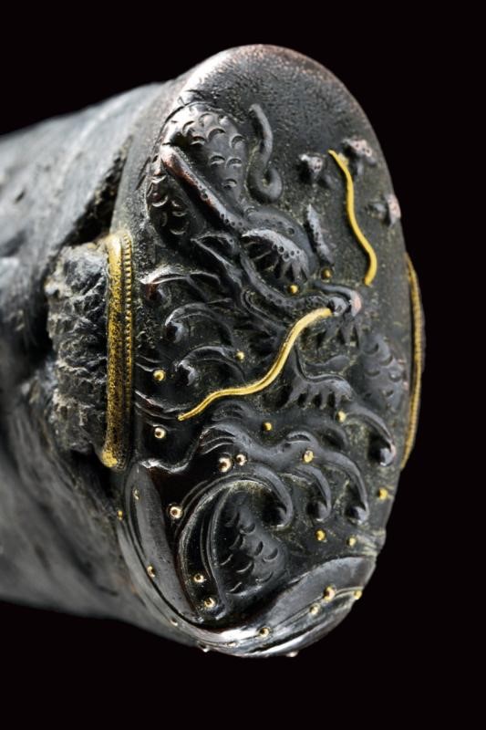 Bellissimo Wakizashi in Koshirae Coevo, Mei: Sakuyo Bakka-shi Hosokawa Masamori Koku-in