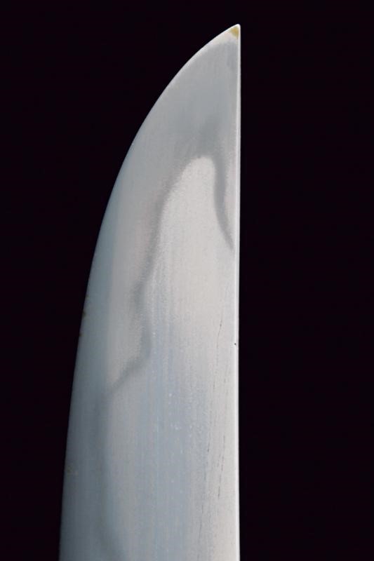 Wakizashi in Shirasaya, Mei: Dewa Daijo Fujiwara Kunimichi
