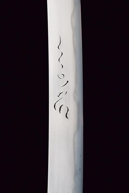 Wakizashi in Shirasaya, Mei: Dewa Daijo Fujiwara Kunimichi