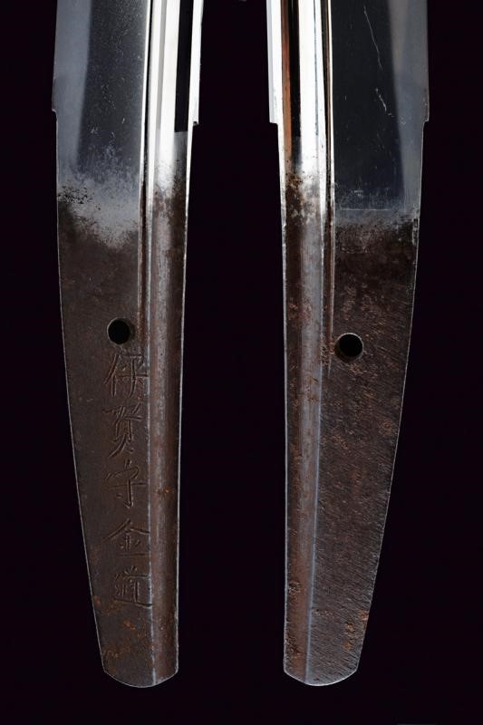 Wakizashi in Shirasaya, Mei: Iga No Kami Kinmichi (shodai)
