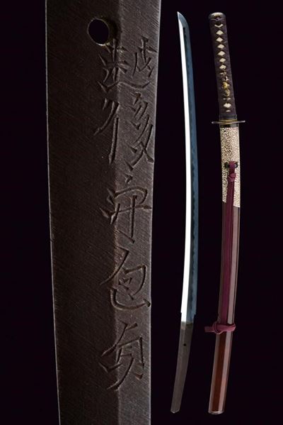 Elegante Katana in Koshirae, Mei: Echigo No Kami Kanesada