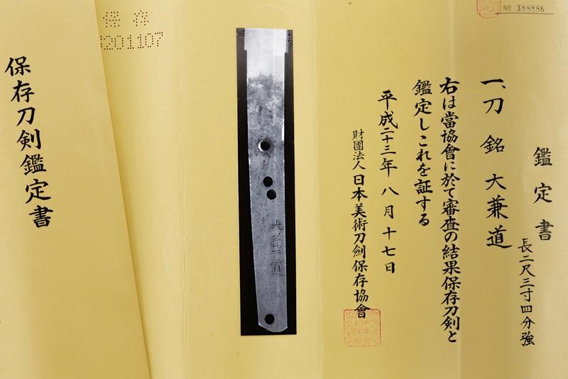 Katana in Koshirae, Mei: Daihoshi Kinmichi