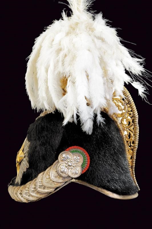 Elmo da Generale Umbertino Convertito per il Servizio Sotto Vittorio Emanuele III