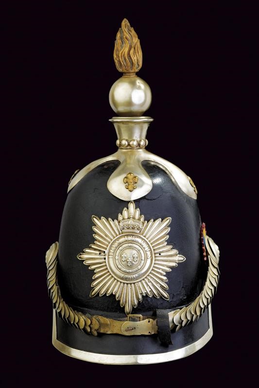 Rarissimo Elmo per il Corpo di Guardia, Epoca Carlo III