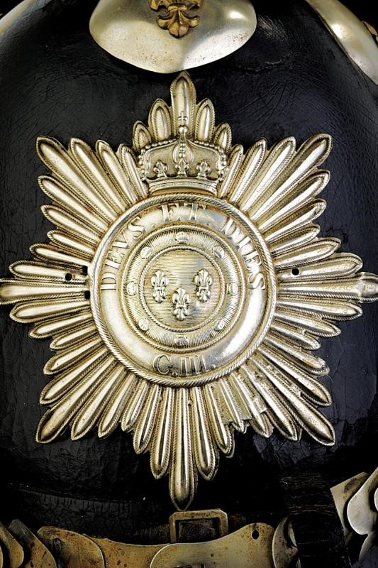 Rarissimo Elmo per il Corpo di Guardia, Epoca Carlo III
