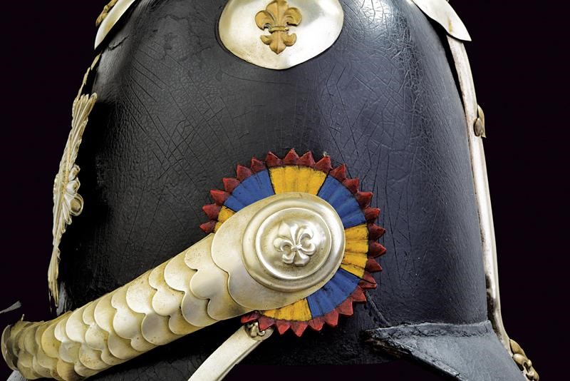 Rarissimo Elmo per il Corpo di Guardia, Epoca Carlo III