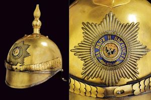 An Imperial Service "Garde du Corps" Regiment Officer's helmet, epoch Marija Fedorovna
