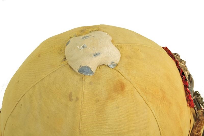 Casco Coloniale da Ufficiale del 5° Reggimento Lancieri di Novara