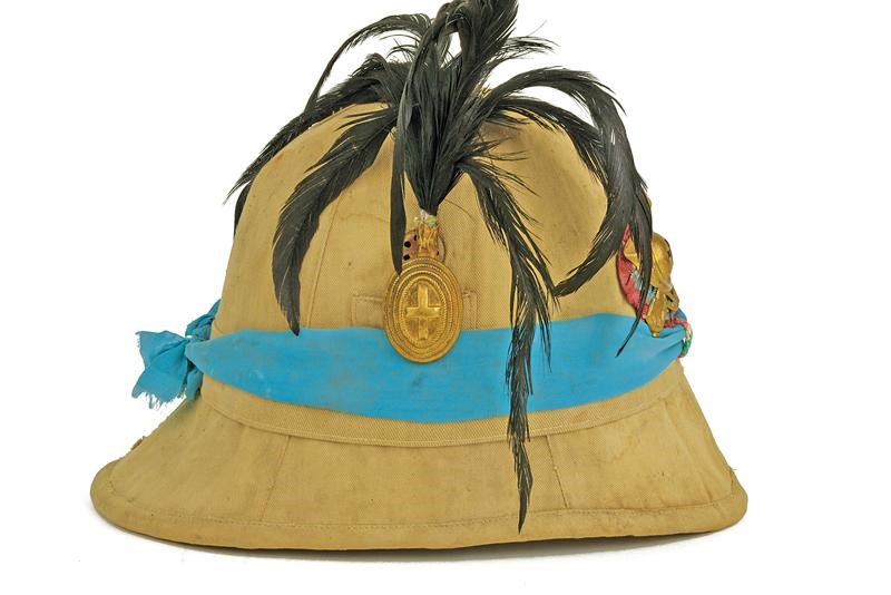 Casco Coloniale da Ufficiale dei Cacciatori D'africa