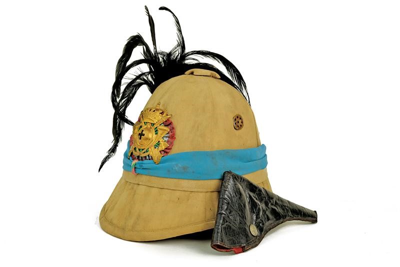 Casco Coloniale da Ufficiale dei Cacciatori D'africa