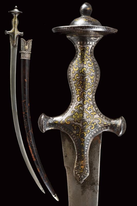 A fine tulwar with damascus blade Early 19th Century | Rare and Fine ...