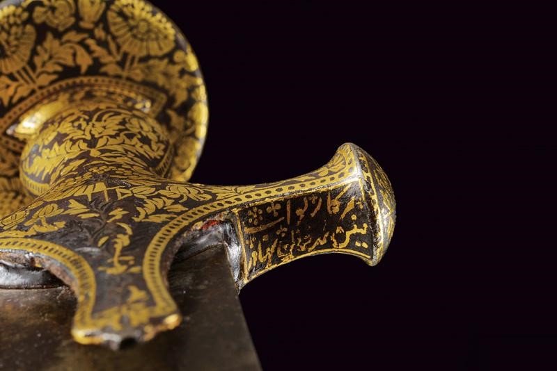 Straordinario Tulvar Appartenuto All'imperatore Jahangir (1569 – 1627)