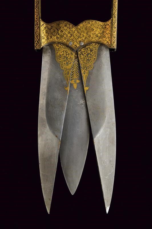 A double-blade katar Late 19th Century | Rare and Fine Antique Arms ...