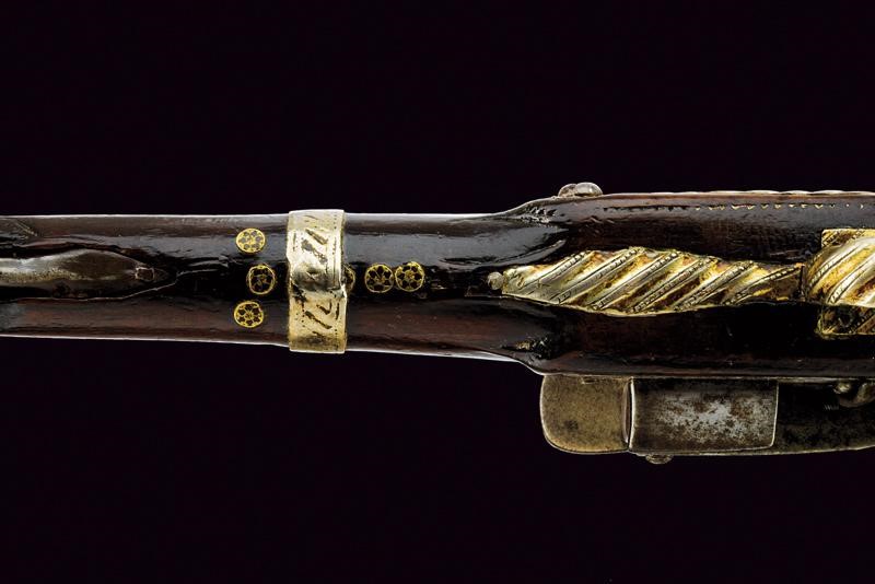 Interessante Pistola alla Morlacca a Pietra Focaia