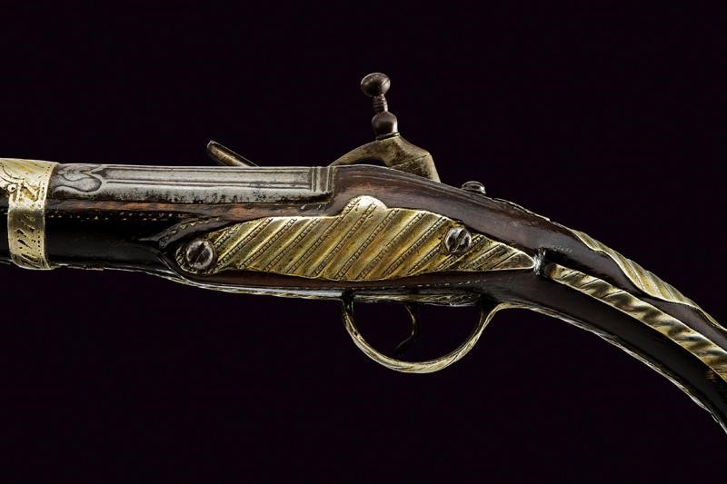 Interessante Pistola alla Morlacca a Pietra Focaia