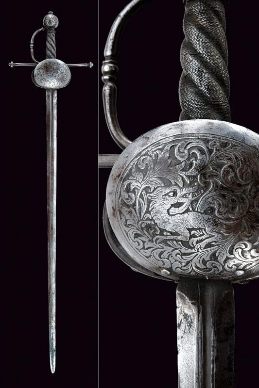 A cup-hilted rapier about 1680 | Rare and Fine Antique Arms & Armour ...